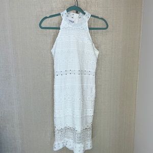 Sonja by Sonja Morgan dress size Small. Halter, white, cut out lace.